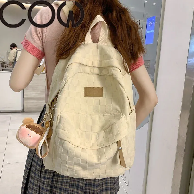Cute Japanese Korean School Backpack for Girls, Large Capacity Rucksack - 1