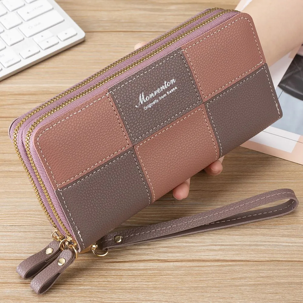 Women's Long Wallet 2025 Large Capacity Multi Card Slots Crossbody Purse - 4