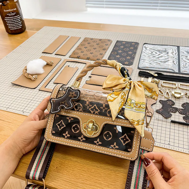 DIY Woven Jelly Crossbody Bag Kit - Summer Craft Project with Tutorial - 5