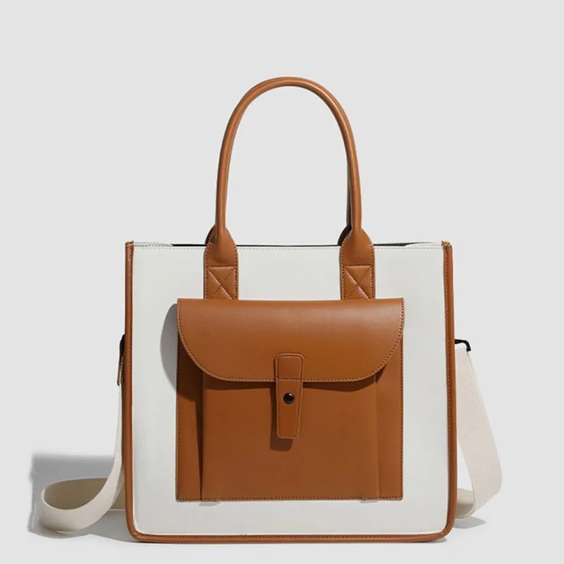 Men's Casual Shoulder Bag Large Capacity Crossbody Bag Retro Style - 1