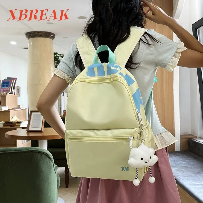 Cute College Backpack for Women, Lightweight Travel Daypack, Ins Style - 2