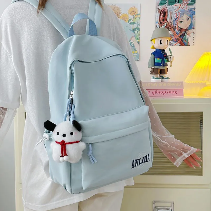 Cute Nylon Backpack for Girls, Lightweight School Bag for College & High School - 2