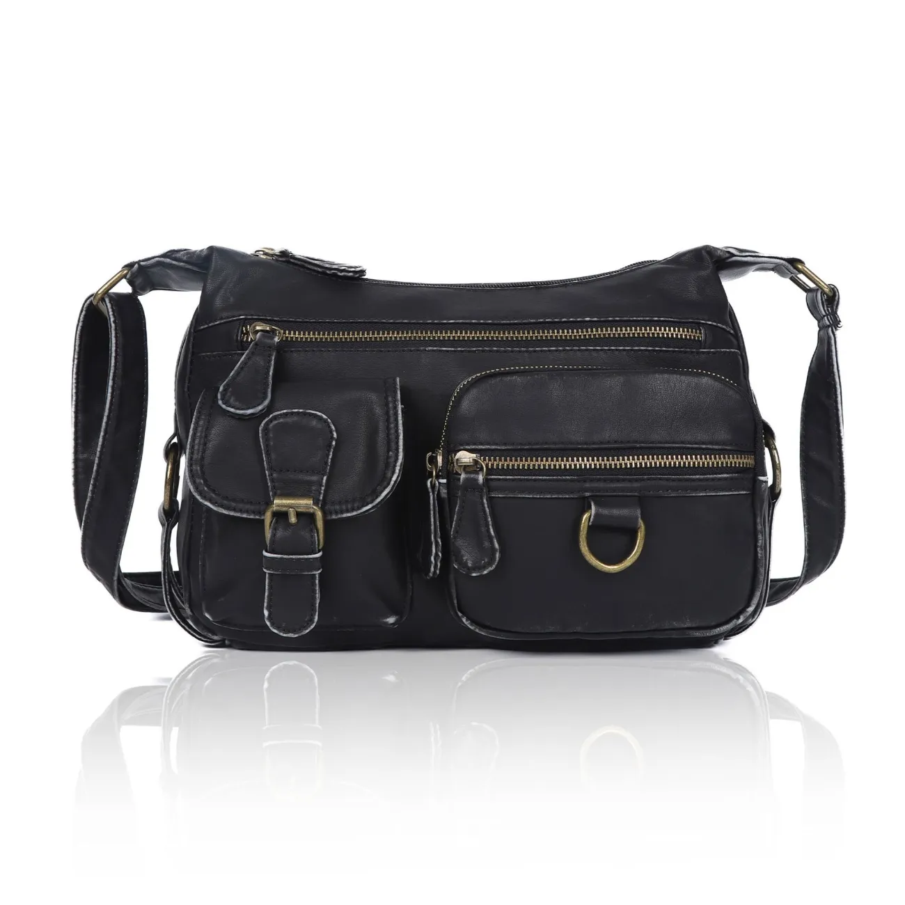 Crossbody Bag with Multiple Pockets, Fashionable & Versatile Shoulder Bag for Commute & Travel - 4