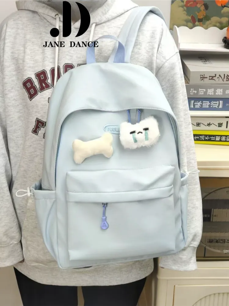 Minimalist Japanese Backpack for Women, Lightweight Daypack for College - 1