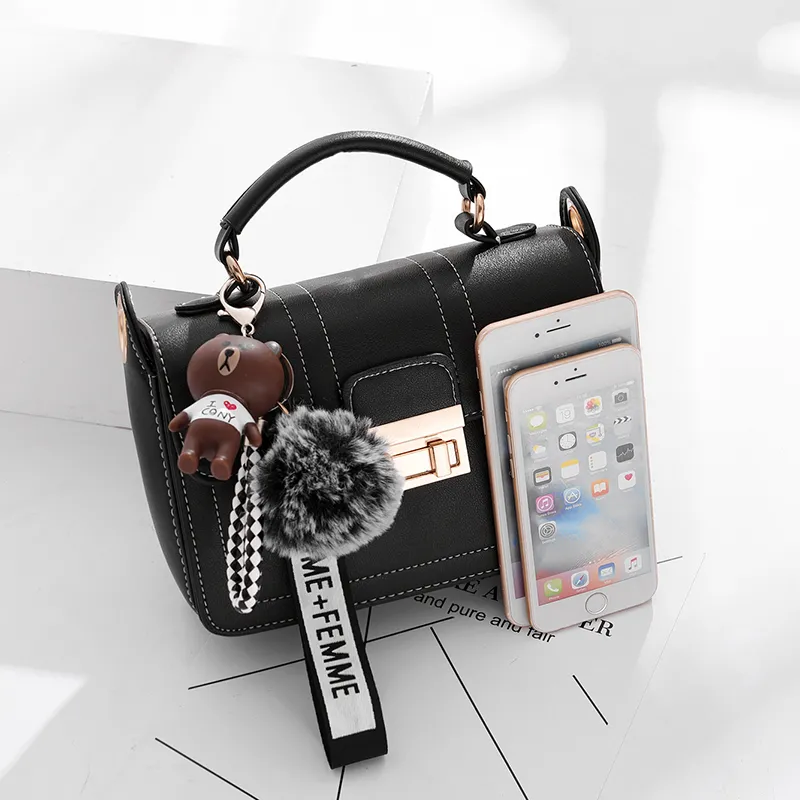 Women's Crossbody Bag 2024 Fashion PU Small Square Shoulder Bag - 4