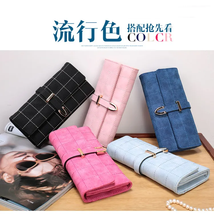 Long Wallet for Women, PU Leather, Large Capacity, Fashionable Zipper Closure - 3