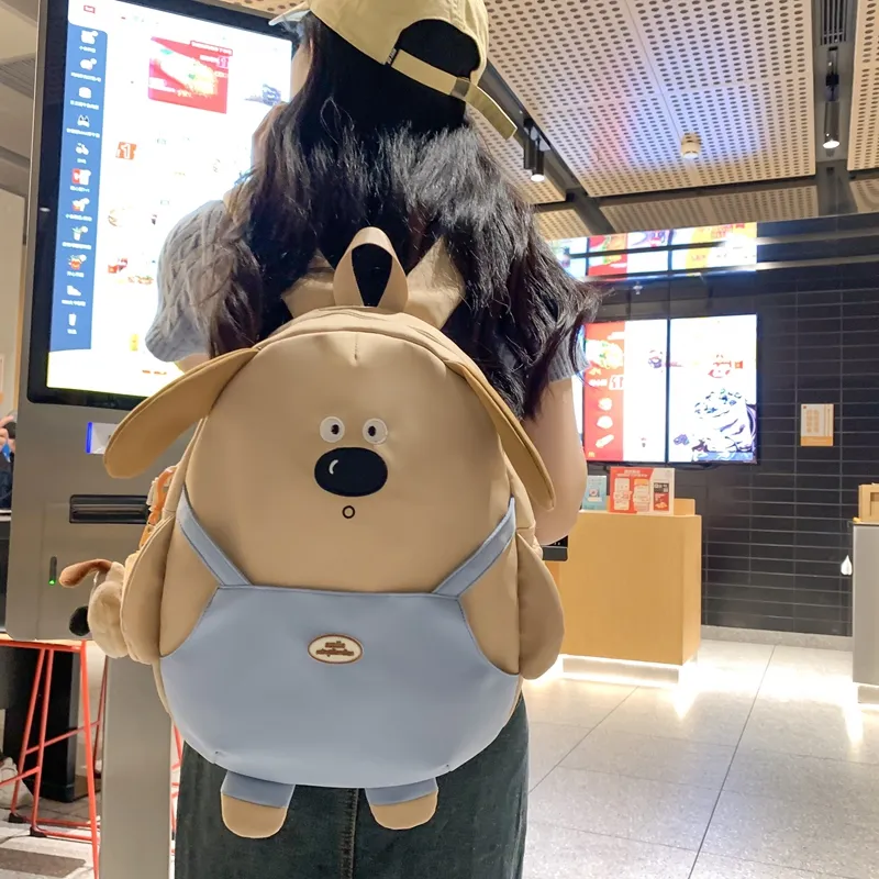 Cute Dog Backpack for Women, Cartoon School Bag for College Students - 5