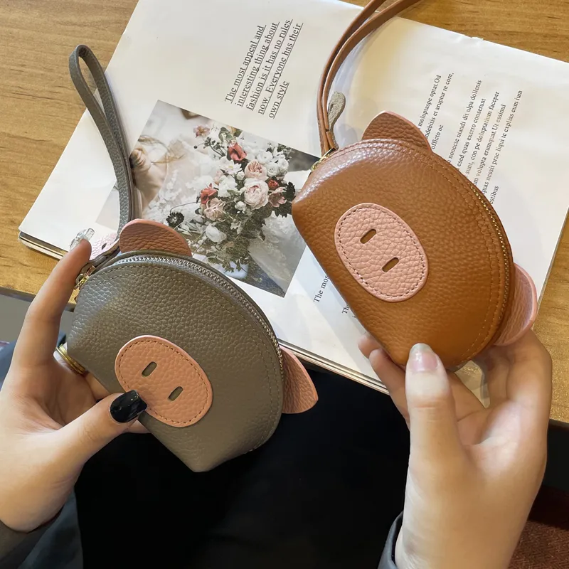 Coin Purse Women Mini 2025 Cute Leather Wallet Ins Style - 4