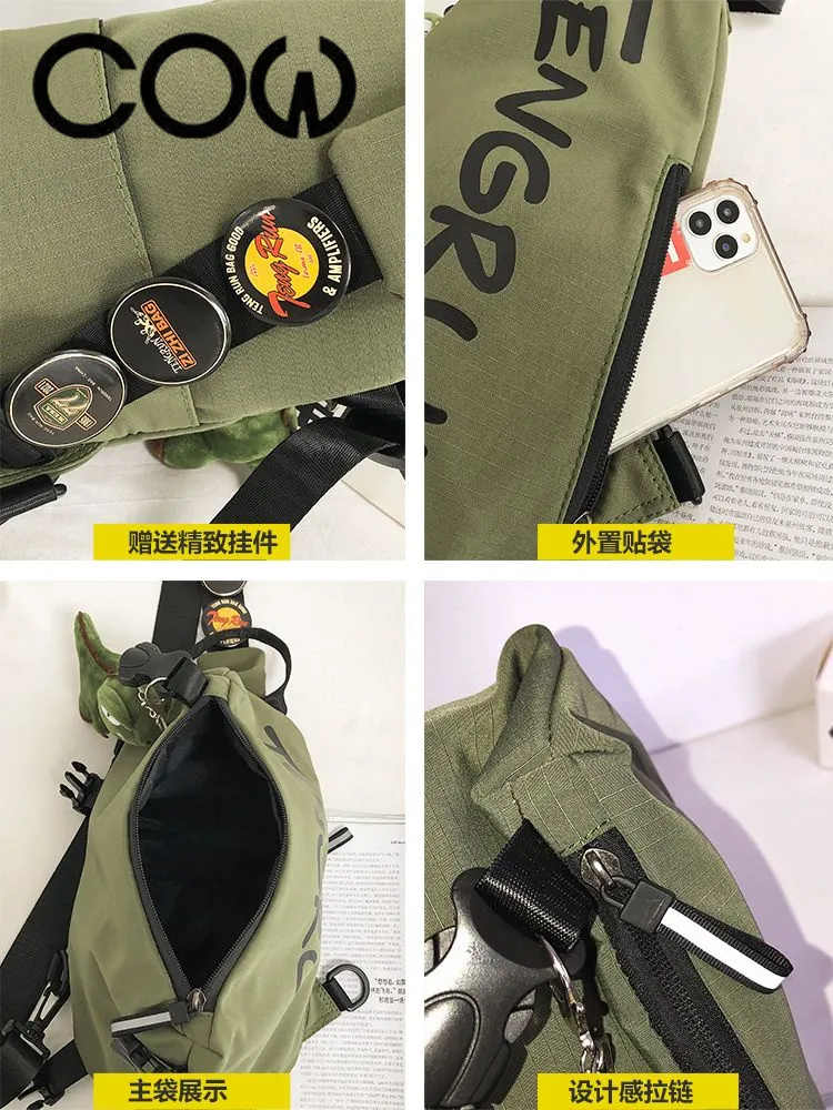 COW Crossbody Bag for Men 2025 Chest Bag Sling Backpack - 5