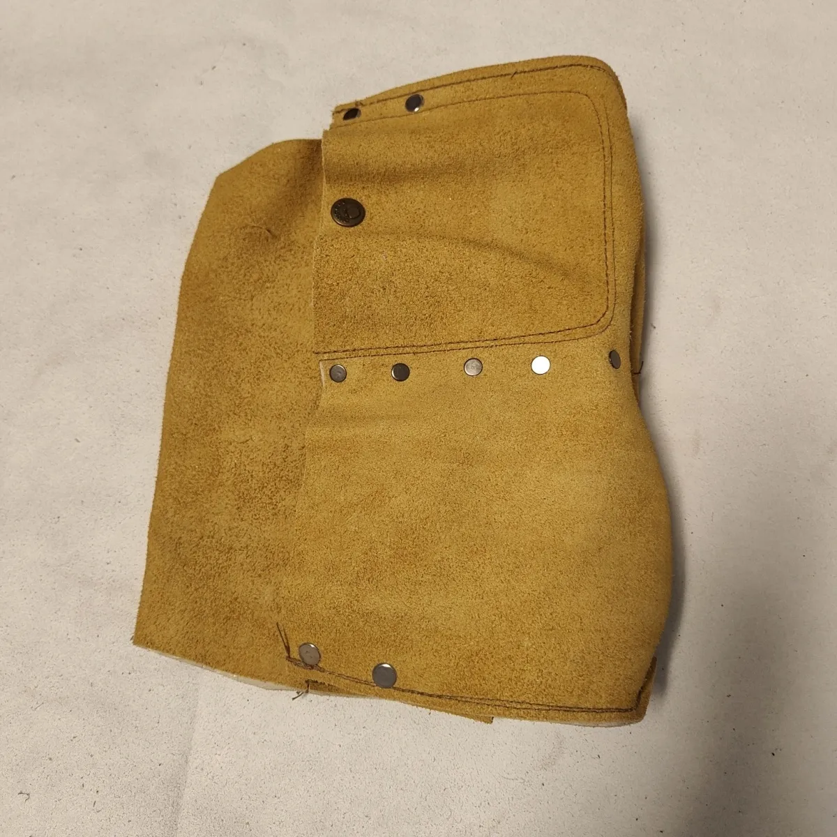 Nail Pouch Yellow Leather Tool Belt for Construction Work Durable - 5