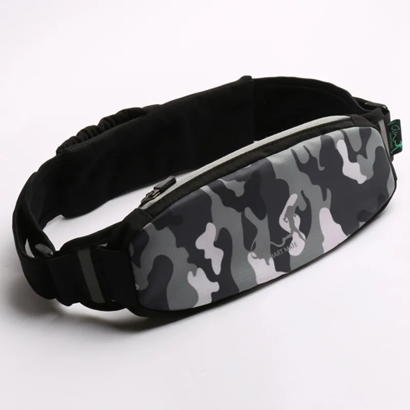 Running Waist Pack with Water Bottle Holder, Camouflage Waterproof Phone Bag - 3
