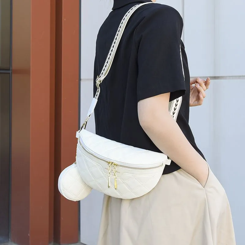 Saddle Bag 2025 Women's Crossbody Bag Fashion Waist Pack Ins Style - 4