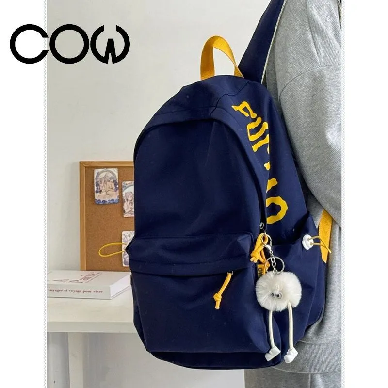 COW Backpack Ins Style Minimalist Large Capacity College Commuter Bag - 2